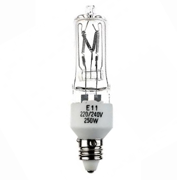 Halogeenlamp 230v-250 watt E-11
