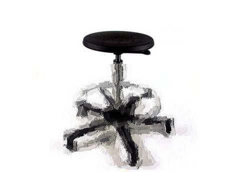 Tabouret voor pasfotokruk